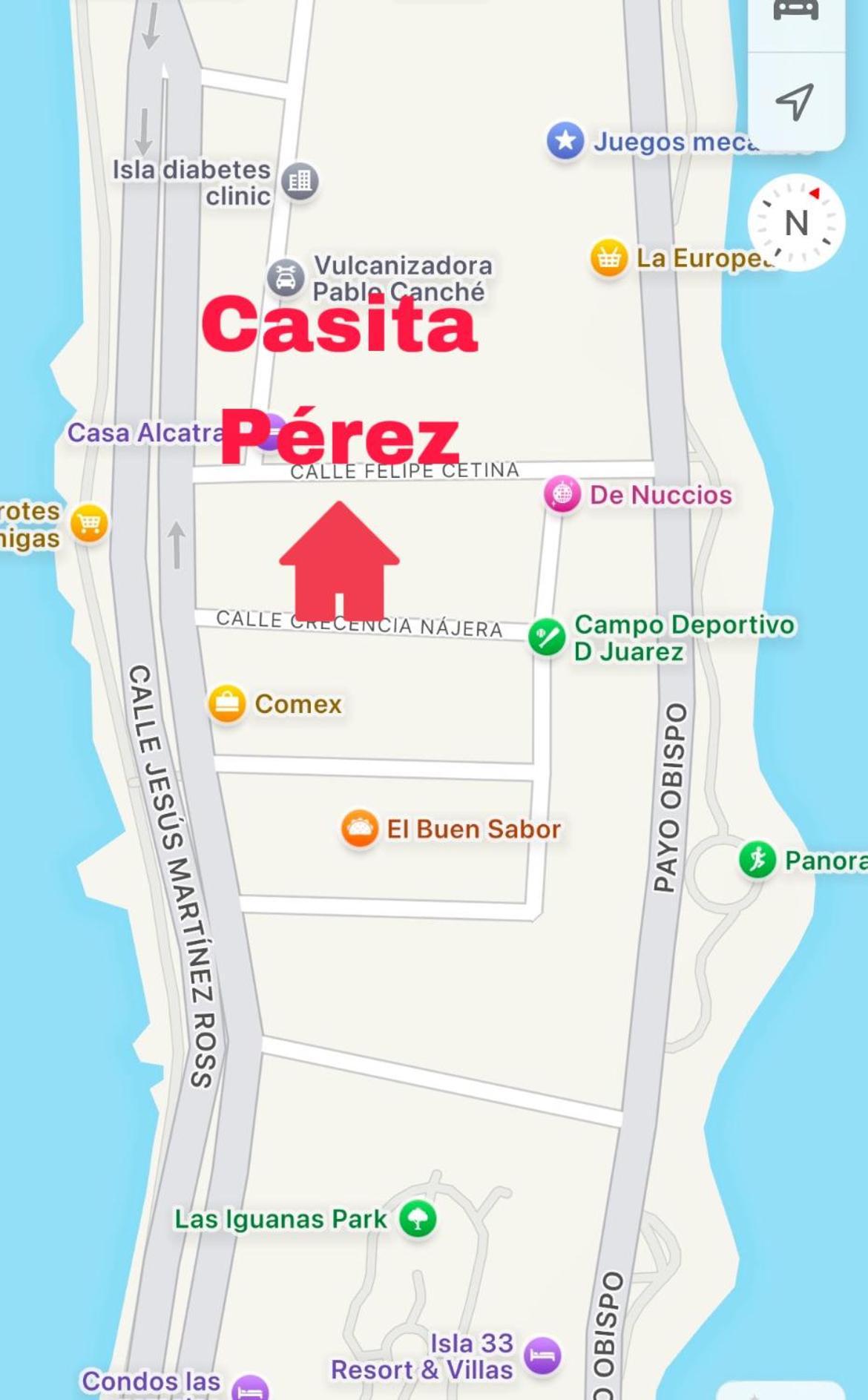 Casita Perez, Cama Queen, Wifi, Aire Acondicionado, Cocina, 2 Sillas De Playa Сasa de vacaciones
